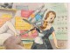 Humor watercolor Billiards Waitress twentieth Soup