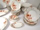 Dishwashing 52PC porcelain Limoges Haviland thistle Art Nouveau XIXth