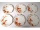 Dishwashing 52PC porcelain Limoges Haviland thistle Art Nouveau XIXth