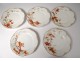 Dishwashing 52PC porcelain Limoges Haviland thistle Art Nouveau XIXth