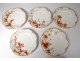 Dishwashing 52PC porcelain Limoges Haviland thistle Art Nouveau XIXth