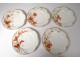 Dishwashing 52PC porcelain Limoges Haviland thistle Art Nouveau XIXth