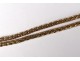 Necklace chain solid gold 18 carat 750 jewel gold necklace 17,75gr twentieth
