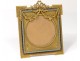 Picture frame Louis XVI gilt bronze enamel flowers knot enamel nineteenth