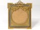 Picture frame Louis XVI gilt bronze enamel flowers knot enamel nineteenth