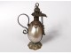 Mother-of-pearl bottle gold metal ewer miniature XIXth century