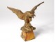 Golden Eagle Regulated Watch Holder Marble Siena Clock Watch Nineteenth Century