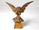 Golden Eagle Regulated Watch Holder Marble Siena Clock Watch Nineteenth Century