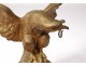 Golden Eagle Regulated Watch Holder Marble Siena Clock Watch Nineteenth Century