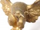 Golden Eagle Regulated Watch Holder Marble Siena Clock Watch Nineteenth Century