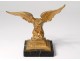 Golden Eagle Regulated Watch Holder Marble Siena Clock Watch Nineteenth Century