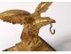 Golden Eagle Regulated Watch Holder Marble Siena Clock Watch Nineteenth Century