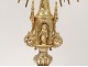 Monstrance neo-gothic monstrance Silver vermeil Minerva Favier lunette nineteenth