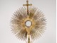 Monstrance neo-gothic monstrance Silver vermeil Minerva Favier lunette nineteenth