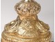 Monstrance neo-gothic monstrance Silver vermeil Minerva Favier lunette nineteenth