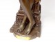 Large bronze sculpture La Cigale Carrier-Belleuse 92cm XIXth century