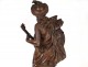 Large bronze sculpture La Cigale Carrier-Belleuse 92cm XIXth century