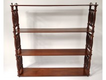 Wall shelf carved mahogany Louis Philippe nineteenth century