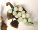 Pair bunches grapes decorative jade agate hard stones nineteenth century