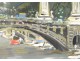 Watercolor gouache view bridge Alexandre III Paris Seine Tristani twentieth century