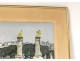 Watercolor gouache view bridge Alexandre III Paris Seine Tristani twentieth century