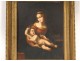 HST painting Virgin Child Jesus Madonna Italian School Ciappa painting nineteenth