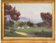 HSP painting landscape South France Menton Bouis-Pillé Mediterranean Sea XIX