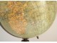 World globe Globe G. Thomas publisher Paris blackened wood XIXth century