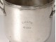 Champagne silver bucket Christofle Hotel Carlton twentieth century