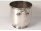 Champagne silver bucket Christofle Hotel Carlton twentieth century