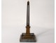 Obelisk thermometer Luxor Egypt Place Concorde Paris bronze marble nineteenth