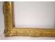 Golden stuccoed wood frame shells foliage french foliage twentieth century