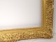 Golden stuccoed wood frame shells foliage french foliage twentieth century