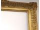 Golden stuccoed wood frame shells foliage french foliage twentieth century