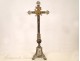 Christ crucifix in bronze silver and gold, nineteenth