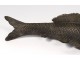 Sculpture bronze carp fish Japan animal nineteenth century