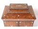 English jewelry box box book rosewood mother-of-pearl writing nineteenth