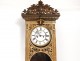 Wall clock gilded bronze cherubs columns Napoleon III clock nineteenth