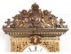 Wall clock gilded bronze cherubs columns Napoleon III clock nineteenth