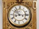 Wall clock gilded bronze cherubs columns Napoleon III clock nineteenth