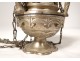 Censer bronze silver angels Saints dragon Cetus church censer eighteenth