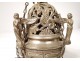 Censer bronze silver angels Saints dragon Cetus church censer eighteenth