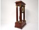 Pendulum gantry regulator mahogany gilt bronze columns Empire clock nineteenth