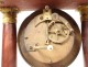 Pendulum gantry regulator mahogany gilt bronze columns Empire clock nineteenth