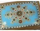 Small box box enamels Bressans pearls bronze flowers Napoleon III nineteenth