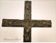 Christ wooden crucifix, work of folk art, eighteenth