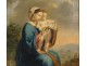 HSC portrait Virgin Mary Child landscape Delacroix French School XIX