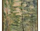 Watercolor Landscape undergrowth J.Mechin twentieth