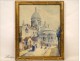 Watercolor Paris Montmartre Sacre Coeur twentieth