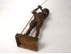 Sculpture bronze Lavergne young fisherman child nineteenth century